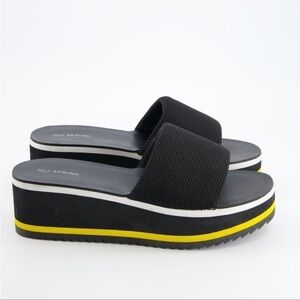 Call It Spring Macy’s Larelasien platform slip on sports sandals Sz-7.5   A